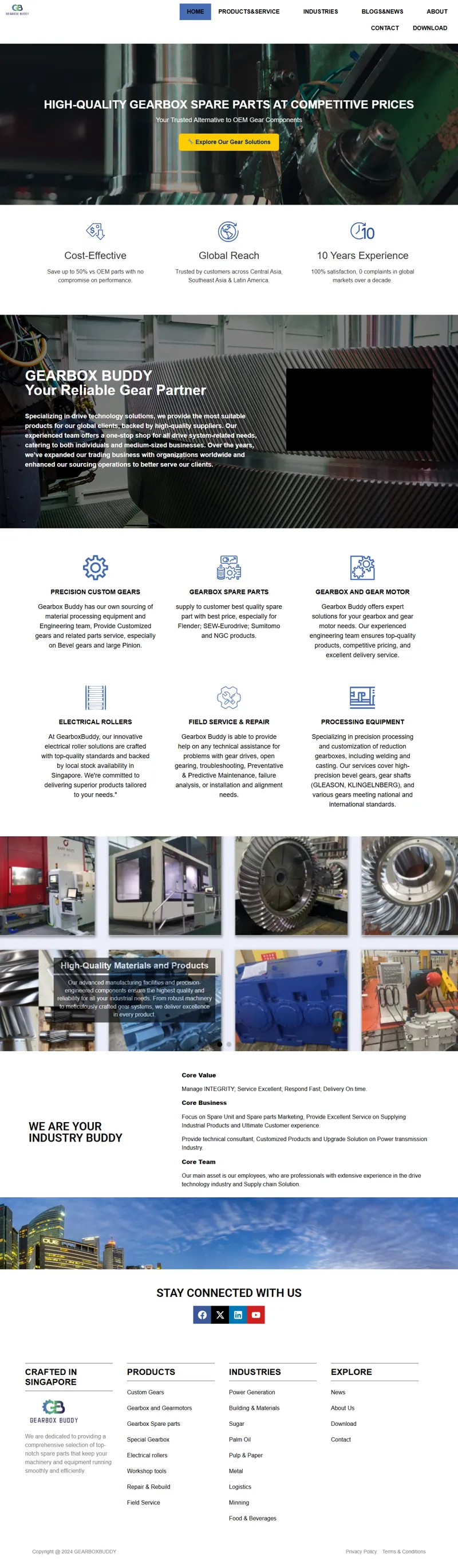 gearboxbuddy – We are dedicated to providing a comprehensive selection of top-notch spare parts that keep your machinery and equipment running smoothly and efficiently. 網頁長截圖
