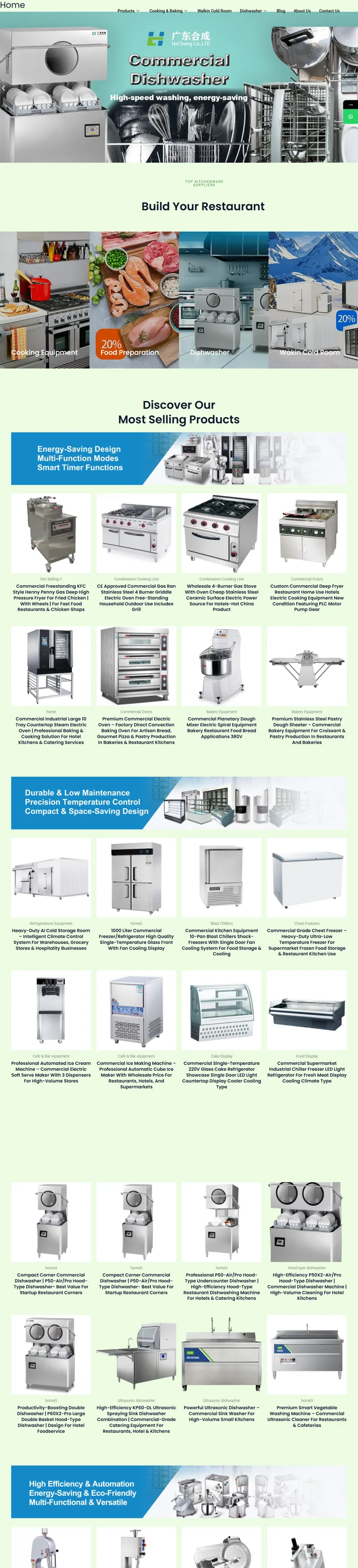 Hecheng Top Kitchenware Manufacturer 網頁長截圖