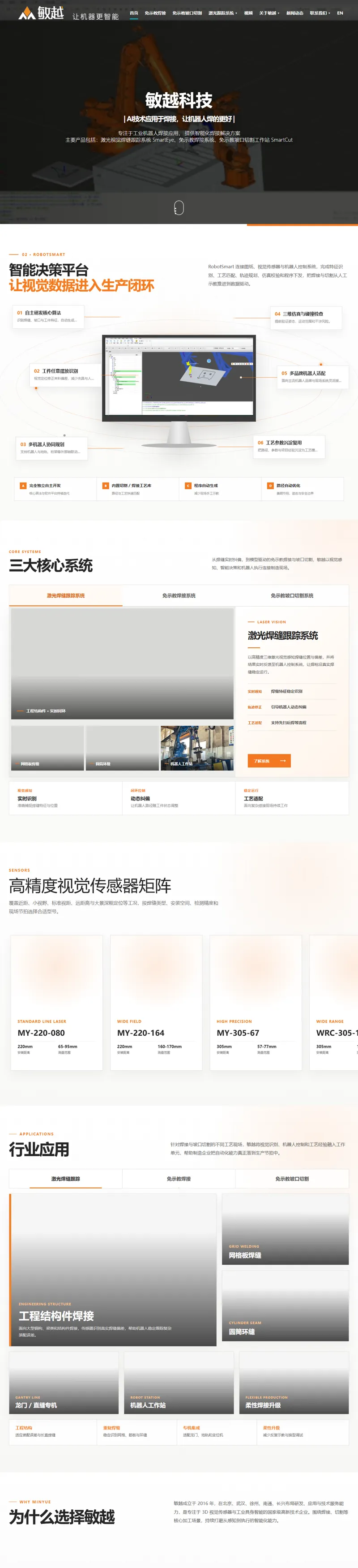 敏越科技 網頁長截圖