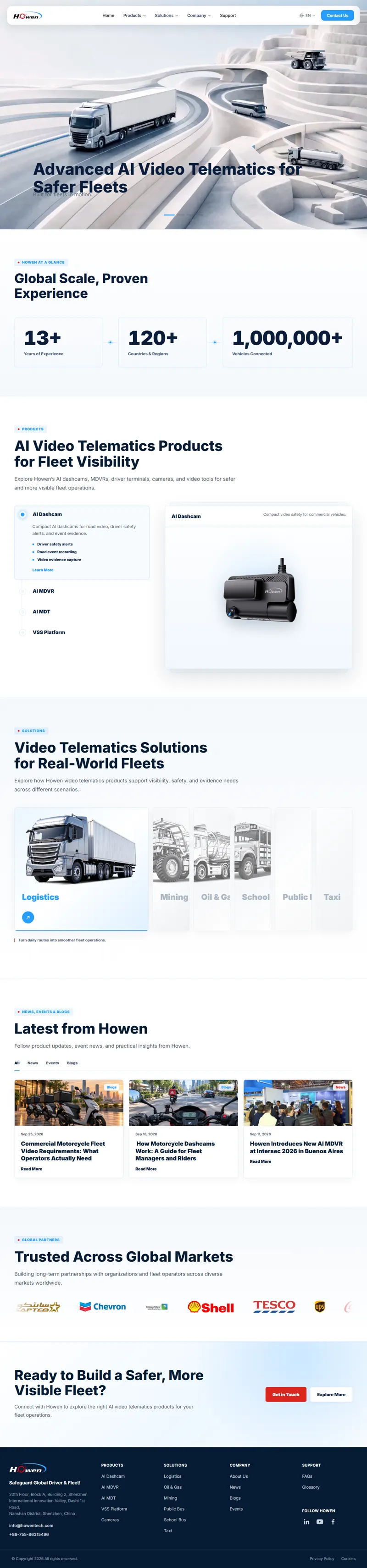 AI video telematics provider| 4g dashcam 網頁長截圖
